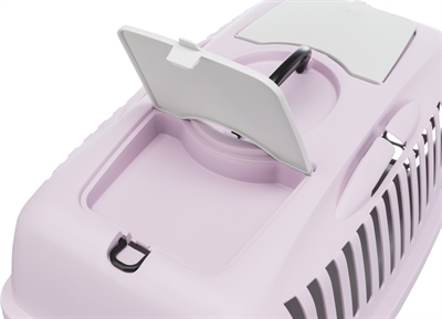 TRIXIE VERVOERSBOX CAPRI 2 LICHTGRIJS / LILA