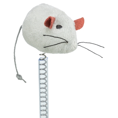 TRIXIE MUIZEN OP SPIRAALVEREN PLUCHE MET CATNIP