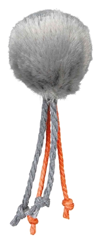 TRIXIE BAL MET TOUWTJES PLUCHE MET KATTENMUNT ASSORTI