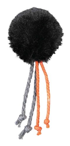 TRIXIE BAL MET TOUWTJES PLUCHE MET KATTENMUNT ASSORTI
