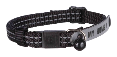 TRIXIE KATTENHALSBAND MET ADRESFLAP MY HOME REFLECTEREND ASSORTI