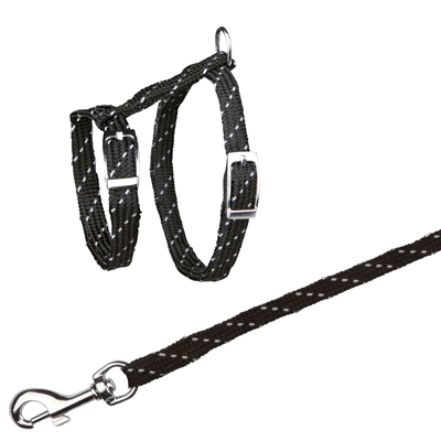 TRIXIE KITTENTUIG MET RIEM REFLECTEREND ASSORTI