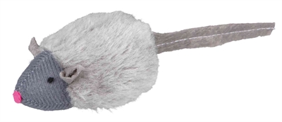 TRIXIE MUIS MET MICROCHIP PLUCHE MET KATTENMUNT ASSORTI