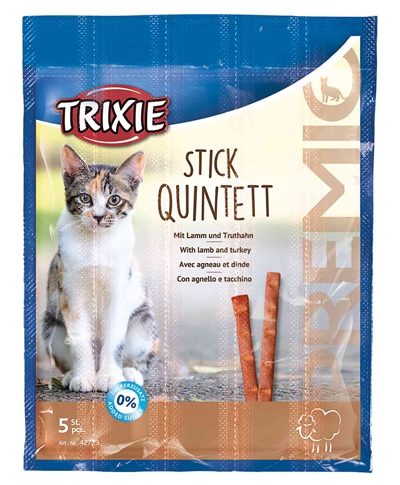 TRIXIE PREMIO STICK QUINTET GEVOGELTE / LEVER