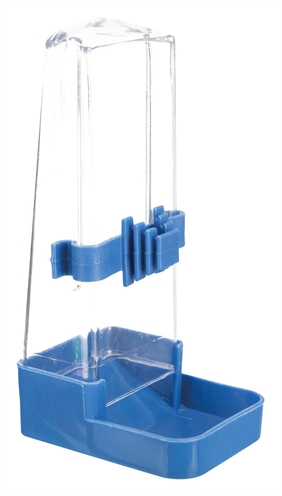 TRIXIE DRINKFLES EN VOERDISPENSER HOEKIG ASSORTI