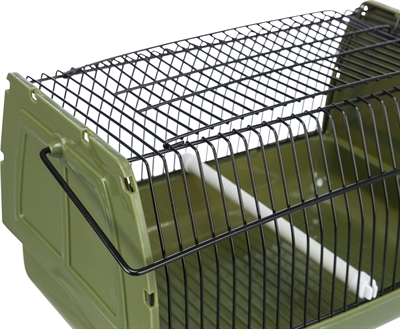 TRIXIE VERVOERSBOX VOGEL / KNAAGDIER GROEN