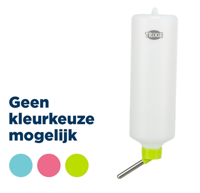Trixie Bouteille d'eau plastique avec support métallique assortie