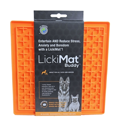 LICKIMAT BUDDY ORANJE