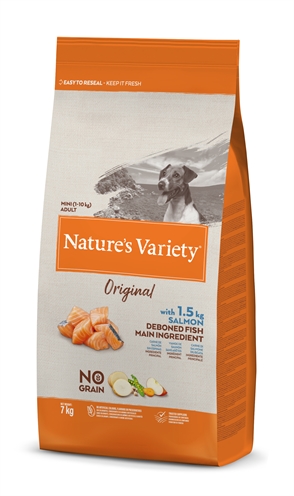 NATURES VARIETY ORIGINAL ADULT MINI SALMON NO GRAIN