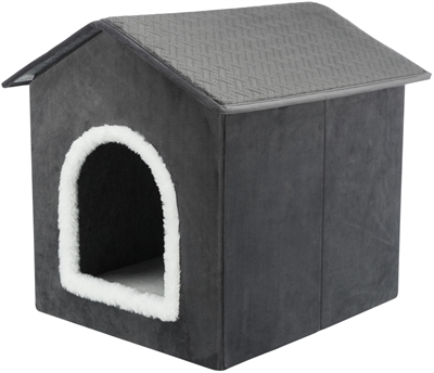 TRIXIE HONDENMAND / KATTENMAND HUIS LIVIA GRIJS / WIT