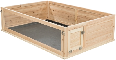 TRIXIE INDOOR REN CAVIA HOUT / PLEXIGLAS
