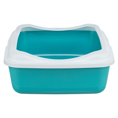 TRIXIE KATTENBAK CLASSIC PETROL / WIT
