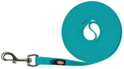 TRIXIE HONDENRIEM EASY LIFE SLEEPLIJN OCEAAN BLAUW / TURQUOISE