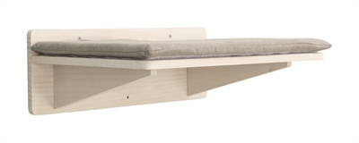 TRIXIE LIGPLATEAU MET KUSSEN VOOR MUURLANDSCHAP WIT