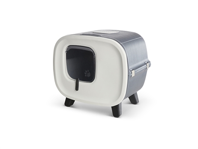 SAVIC KATTENBAK MIRA DELUXE ANTRACIET / WIT