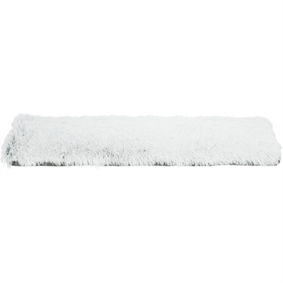 TRIXIE Ligmat voor vensterbank Harvey Zacht pluche, schuimvulling, slipvast - Wit/zwart - 90x28x1,5 cm