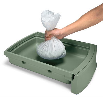 IMAC KATTENBAK ZUMA 2ND LIFE MET SCHUIFLADE GROEN