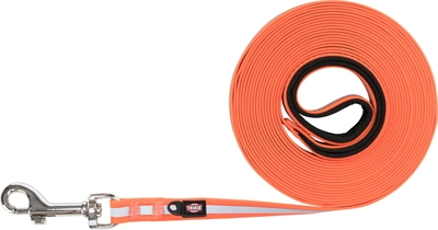 TRIXIE HONDENRIEM SLEEPLIJN EASYLIFE REFLECTEREND ORANJE