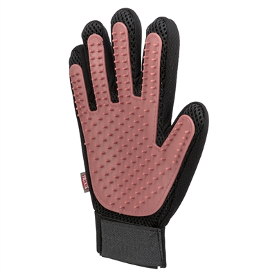 TRIXIE VACHTVERZORGINGSHANDSCHOEN MESH-MATERIAAL / TPR ROZE / ZWART
