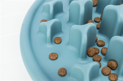TRIXIE VOERMAT SLOWFEEDING PILLARS TPE BLAUW
