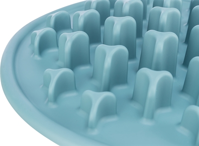 TRIXIE VOERMAT SLOWFEEDING PILLARS TPE BLAUW