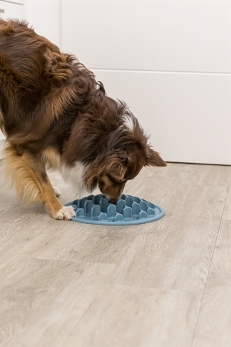 TRIXIE VOERMAT SLOWFEEDING PILLARS TPE BLAUW