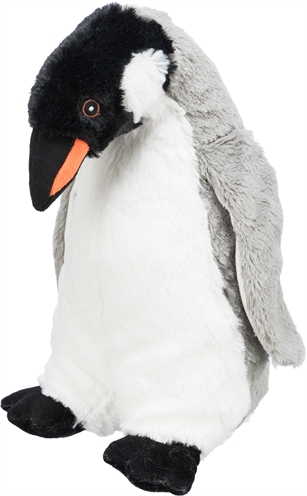 TRIXIE BE ECO PINGUÏN ERIN PLUCHE GERECYCLED ZWART / WIT / GRIJS