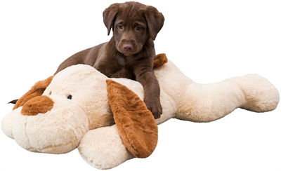 TRIXIE KNUFFEL HONDBENNY PLUCHE BEIGE / BRUIN