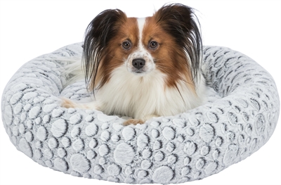TRIXIE HONDENMAND MILA ROND PLUCHE WIT / GRIJS