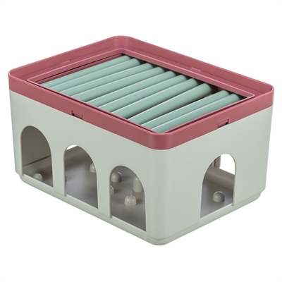TRIXIE CAT ACTIVITY ROD BOX WIT / BORDEAUX