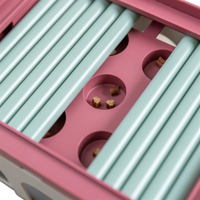 TRIXIE CAT ACTIVITY ROD BOX WIT / BORDEAUX