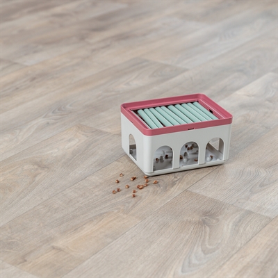 TRIXIE CAT ACTIVITY ROD BOX WIT / BORDEAUX