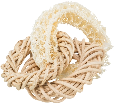 TRIXIE LUFFARING MET ROTAN-EN MAÏSBLAD RING NATUREL