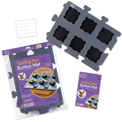 HUNGER FOR WORDS TALKING PET BUTTON MAT