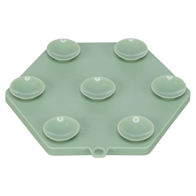 TRIXIE LICK'N'SNACK MAT MET ZUIGNAPPEN SILICONEN GROEN