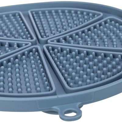 TRIXIE LICK'N'SNACK MAT MET ZUIGNAPPEN SILICONEN BLAUW