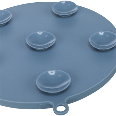 TRIXIE LICK'N'SNACK MAT MET ZUIGNAPPEN SILICONEN BLAUW