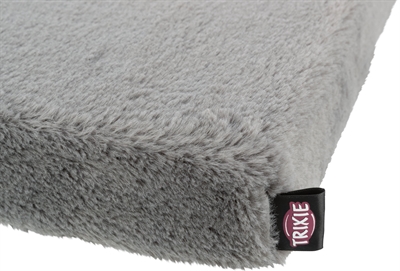 TRIXIE Ligmat Lonni Orthopedisch - Visco-elastisch 5 cm, Wasbare pluche, Slipvast - Grijs - 60x45 cm