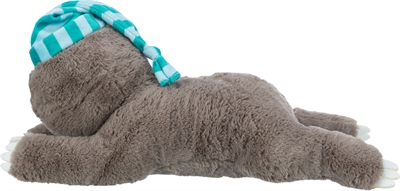 TRIXIE PLUCHE LUIAARD GRIJS MET HEARTBEAT VOOR PUPPY