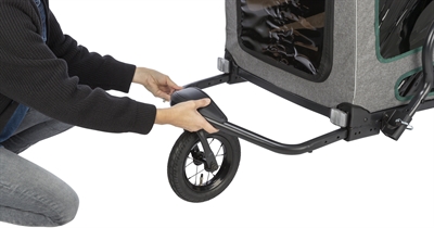 TRIXIE JOGGINGKIT VOOR FIETSKAR 12800 GRIJS / SALIE