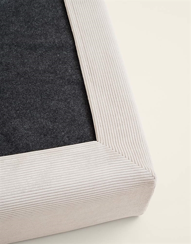 BIA BED Rib-Bezug Hundekorb Sand