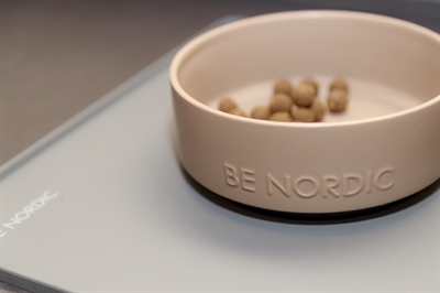 TRIXIE BE NORDIC VOERBAK HOND KERAMIEK/ RUBBER TAUPE
