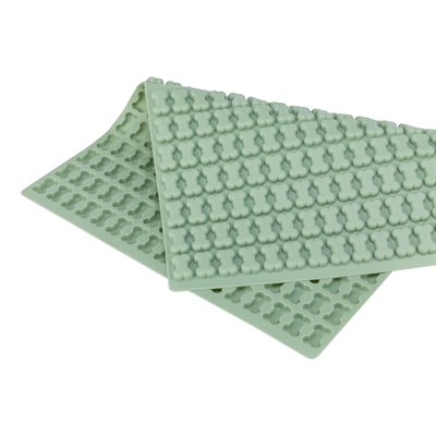 TRIXIE Bakmat voor honden Met botjes Silicone Multifunctioneel (bak/vries/likmat) | Temperatuur -40–230°C - Vaatwasserbestendig - 38x28 cm