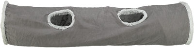 TRIXIE KATTEN SPEELTUNNEL HARVEY VELOURS / PLUCHE GRIJS