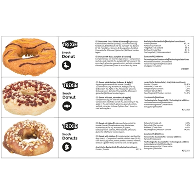 TRIXIE HONDEN DONUTS MIX ASSORTI