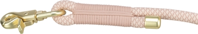 TRIXIE SOFT ROPE HONDENRIEM VERSTELBAAR ROZE / LICHT ROZE