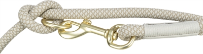 TRIXIE SOFT ROPE HONDENRIEM VERSTELBAAR GRIJS / LICHTGRIJS
