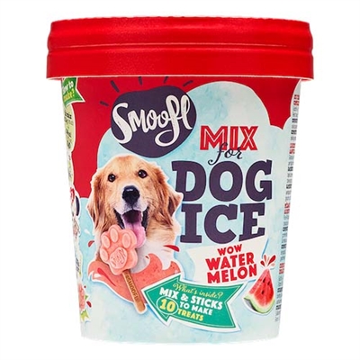 SMOOFL Eis-Mix für Hunde Wassermelone