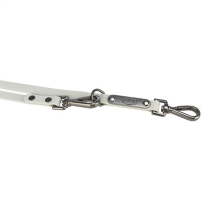 TRIXIE CITYSTYLE HONDENRIEM VERSTELBAAR PVC LICHTGRIJS