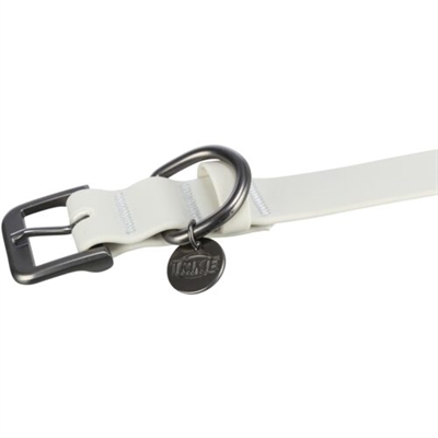 TRIXIE CITYSTYLE HALSBAND HOND PVC LICHTGRIJS
